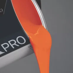 LickPro Eggshell Orange 01 Emulsion Paint 5Ltr -Famous Paint Store 708JY A2