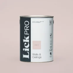 LickPro Eggshell Pink 07 Emulsion Paint 5Ltr