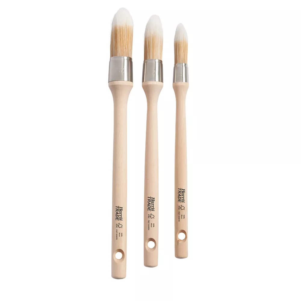 Harris Trade Waxing Sash Brushes 3 Piece Set 3 Harris Trade Waxing Sash Brushes 3 Piece Set