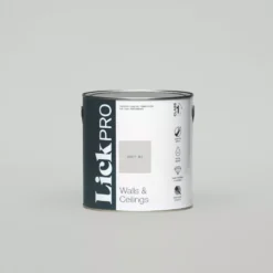 LickPro Matt Grey 01 Emulsion Paint 2.5Ltr