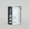 LickPro Matt Grey 01 Emulsion Paint 5Ltr -Famous Paint Store 739JY P