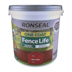 Ronseal One Coat Fence Life Red Cedar 9Ltr