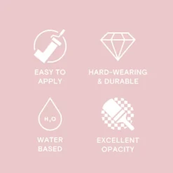 LickPro Eggshell Pink 03 Emulsion Paint 5Ltr -Famous Paint Store 792KF A4