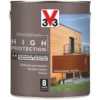 V33 High-Protection Exterior Woodstain Satin Mahogany 2.5Ltr -Famous Paint Store 797JY P