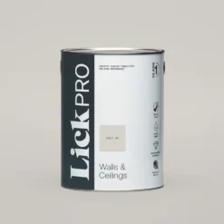 LickPro Eggshell Grey 02 Emulsion Paint 5Ltr