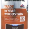 Ronseal Trade 10 Year Woodstain Satin Walnut 750ml