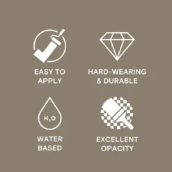 LickPro Matt Taupe 04 Emulsion Paint 2.5Ltr -Famous Paint Store 821JX A4