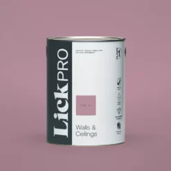 LickPro Eggshell Pink 10 Emulsion Paint 5Ltr