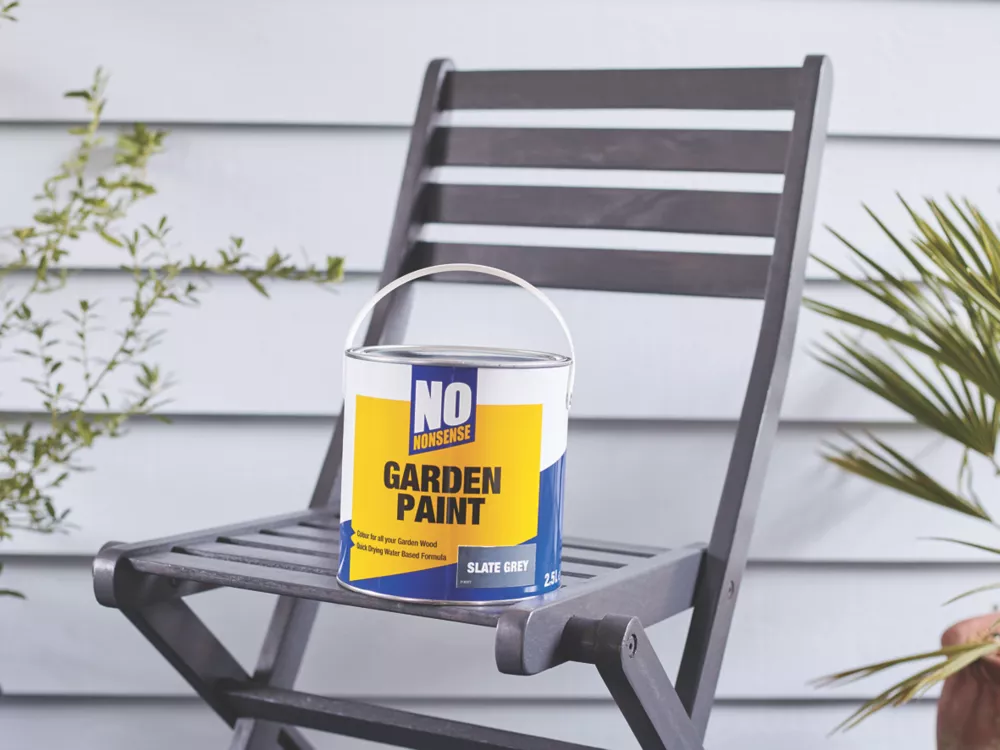 No Nonsense Garden Colour Wood Paint Semi-Matt Slate Grey 2.5Ltr 5 No Nonsense Garden Colour Wood Paint Semi-Matt Slate Grey 2.5Ltr - Image 3
