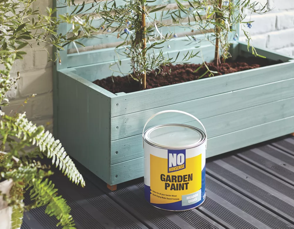 No Nonsense Garden Colour Wood Paint Semi-Matt Meadow Grass 2.5Ltr 4 No Nonsense Garden Colour Wood Paint Semi-Matt Meadow Grass 2.5Ltr - Image 3