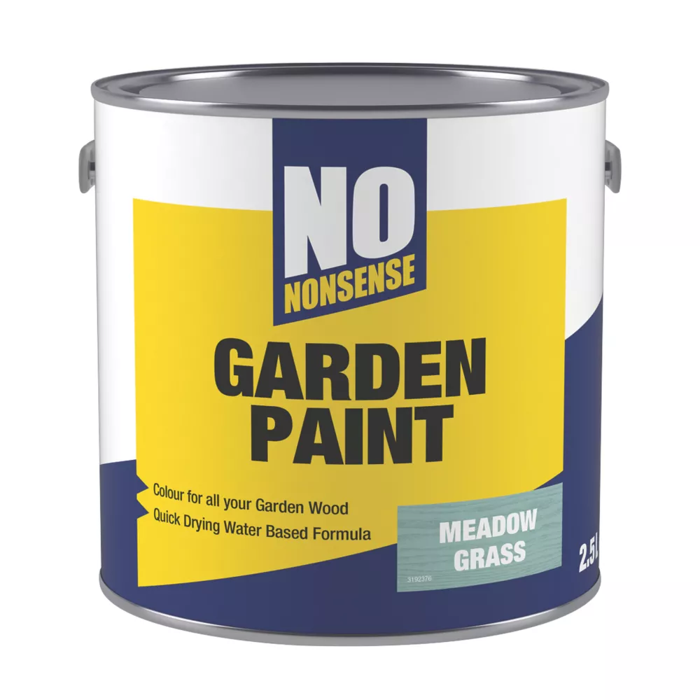 No Nonsense Garden Colour Wood Paint Semi-Matt Meadow Grass 2.5Ltr 2 No Nonsense Garden Colour Wood Paint Semi-Matt Meadow Grass 2.5Ltr
