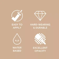 LickPro Eggshell Beige 07 Emulsion Paint 2.5Ltr -Famous Paint Store 869JY A4