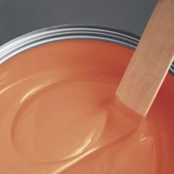 LickPro Eggshell Orange 04 Emulsion Paint 5Ltr -Famous Paint Store 896JX A1