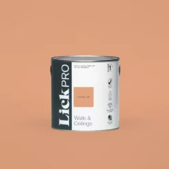 LickPro Matt Orange 05 Emulsion Paint 2.5Ltr