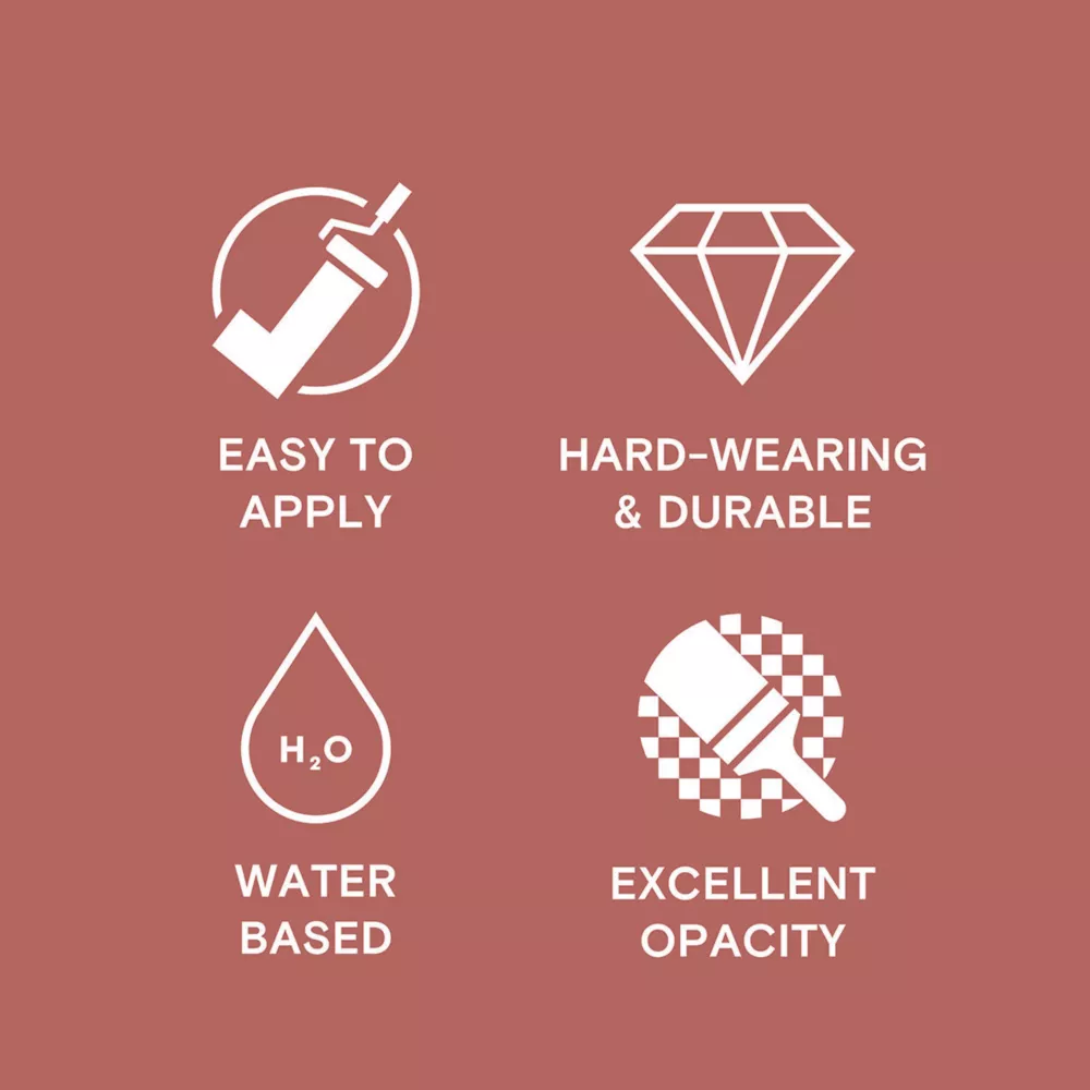 LickPro Matt Red 04 Emulsion Paint 5Ltr 7 LickPro Matt Red 04 Emulsion Paint 5Ltr - Image 5