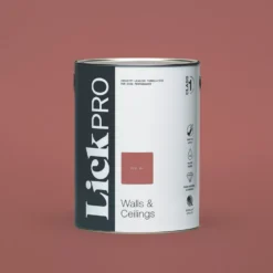 LickPro Matt Red 04 Emulsion Paint 5Ltr