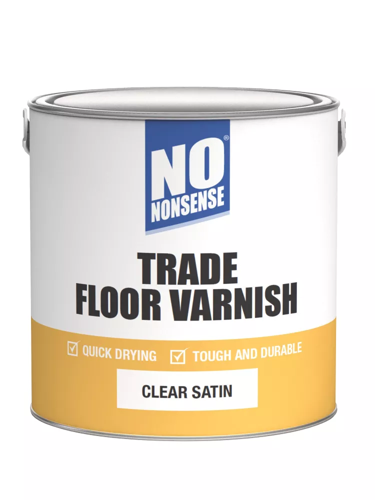 No Nonsense Quick-Dry Floor Varnish Satin 2.5Ltr 3 No Nonsense Quick-Dry Floor Varnish Satin 2.5Ltr