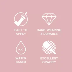 LickPro Matt Pink 11 Emulsion Paint 2.5Ltr -Famous Paint Store 963JX A4