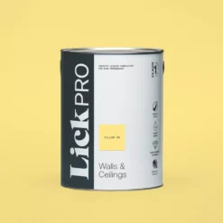 LickPro Eggshell Yellow 06 Emulsion Paint 5Ltr