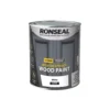 Ronseal 10-Year Exterior Wood Paint Satin White 750ml