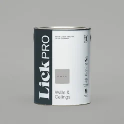 LickPro Eggshell Grey BS 00 A 05 Emulsion Paint 5Ltr