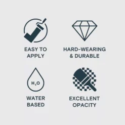 LickPro Eggshell White 04 Emulsion Paint 2.5Ltr -Famous Paint Store 977JY A4