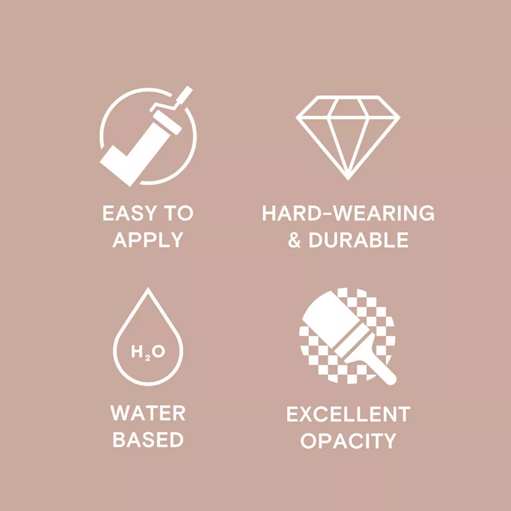 LickPro Eggshell Pink 08 Emulsion Paint 2.5Ltr 7 LickPro Eggshell Pink 08 Emulsion Paint 2.5Ltr - Image 5